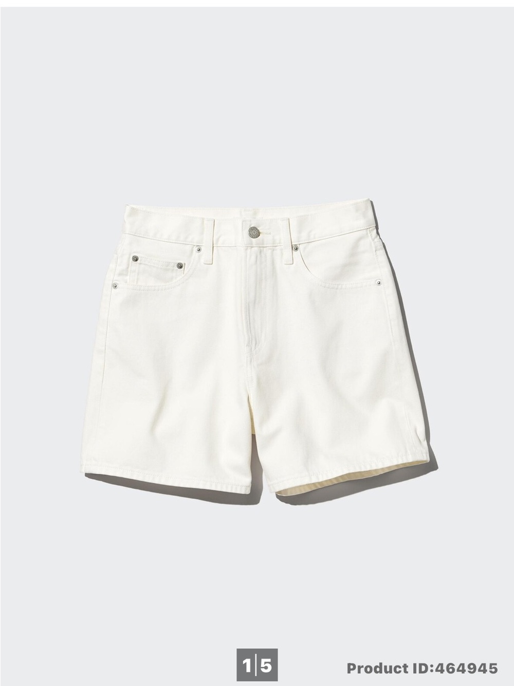 Uniqlo women High Rise Baggy Denim Shorts